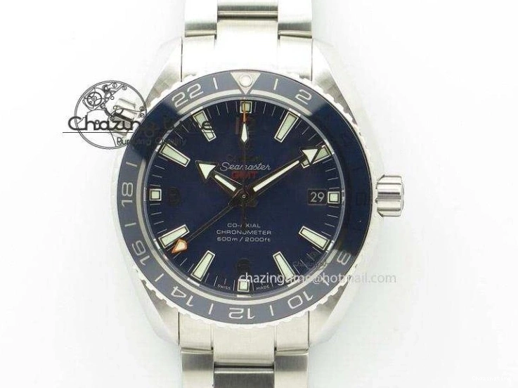 0321 Lightweight 2018 Seamaster Diver 300M VSF 1:1 Best Edition Blue Ceramic Blue Dial on Blue Rubber Strap A8800 V2 (Black Balance Wheel) 7961